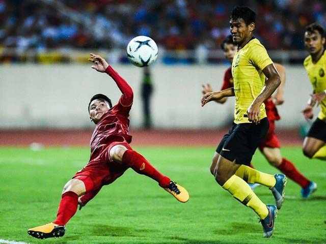 Tiền vệ Quang Hải từng ghi bàn vào lưới Malaysia ở vòng loại World Cup 2022