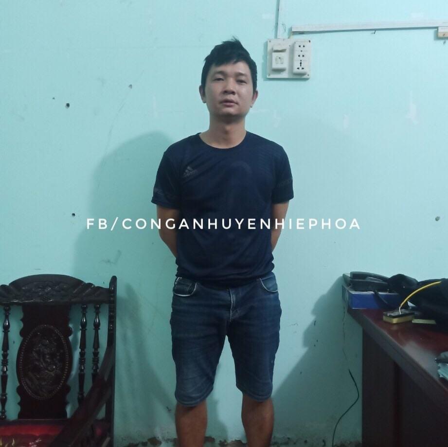 Nguyễn Tất Cường bị bắt ngay sau khi sát hại bố ruột.