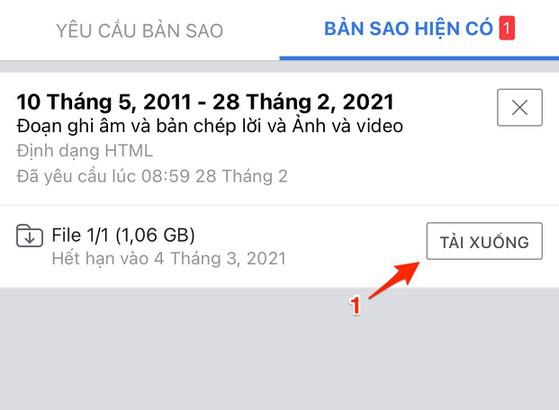 Cách tải toàn bộ hình ảnh trên Facebook về iPhone - 3