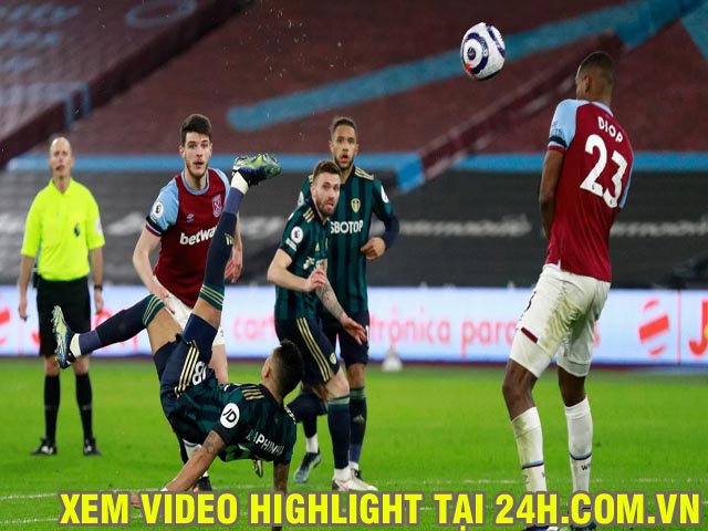 Video West Ham - Leeds United: Lingard lập công, Chelsea lo sợ