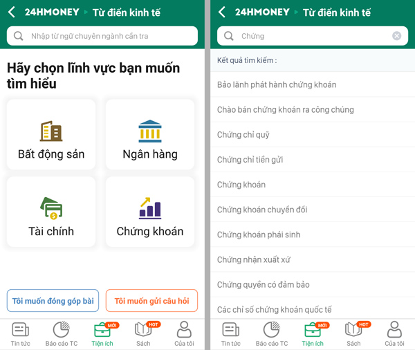 Từ điển kinh tế 24hMoney: Kiến thức trong lòng bàn tay - 2