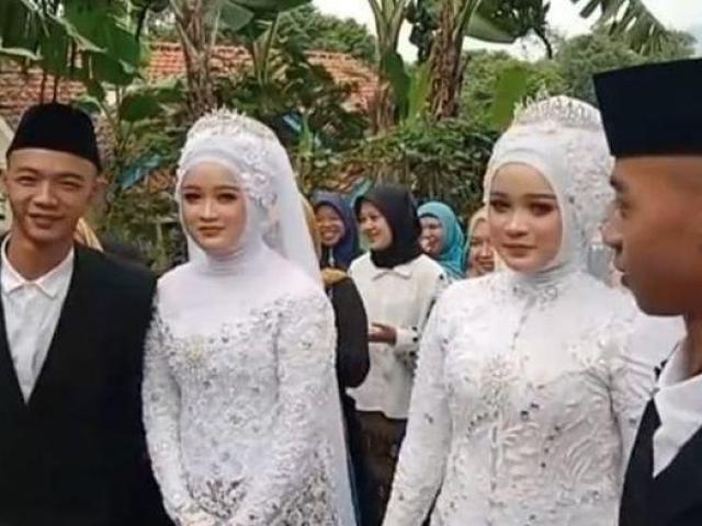 Thế giới - Indonesia: 2 cặp song sinh cưới về cùng một nhà, người trong cuộc cũng nhầm
