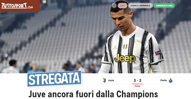 Juventus bị loại khỏi Cúp C1: Ronaldo bị chỉ trích, sếp lớn bất ngờ nói về tương lai CR7 - 1