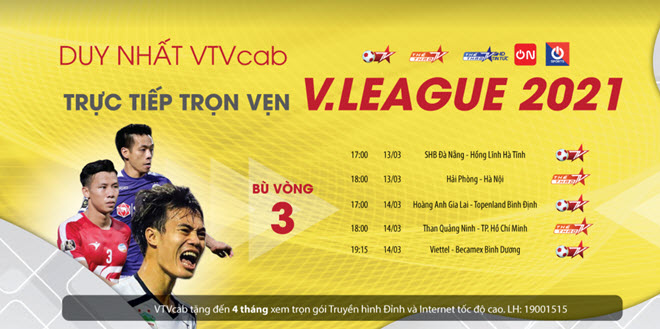 Lịch thi đấu giải bóng đá vô địch quốc gia V-League 2021 mới nhất - 1