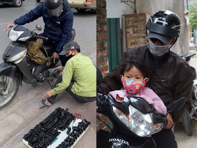 Cuộc sống hiện tại của ông bố ôm con bán bọc chân chống xe máy sau khi nổi tiếng