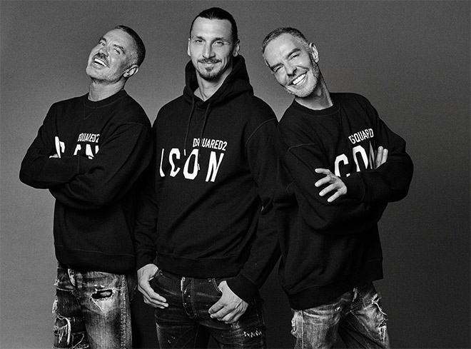 Dsquared2 ra mắt Bộ sưu tập mới kết hợp cùng siêu sao bóng đá lbrahimović - khi hai cá tính riêng biệt hội ngộ - 1