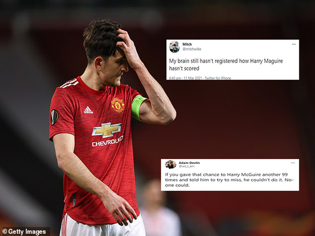 Bóng đá - 2 "diễn viên hài" Maguire - James khiến MU phung phí cơ hội trời cho