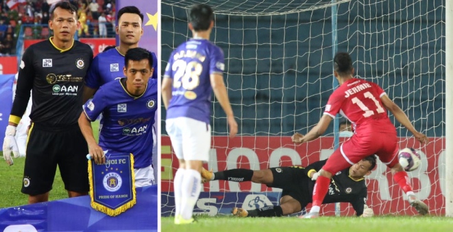 Tấn Trường xuất sắc cản phá phạt đền, góp công giúp Hà Nội giành chiến thắng đầu tay ở V-League