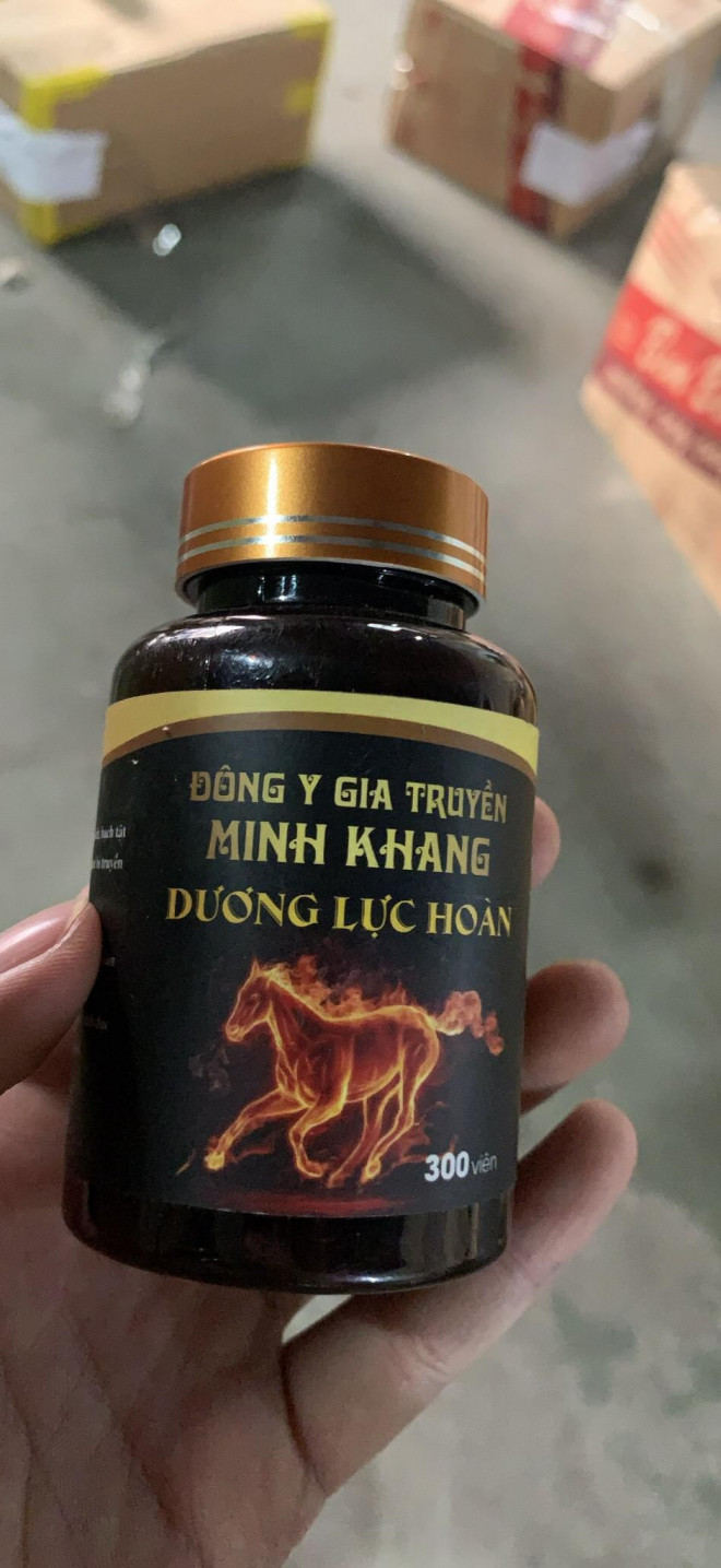 Một sản phẩm được nghi làm giả mạo.
