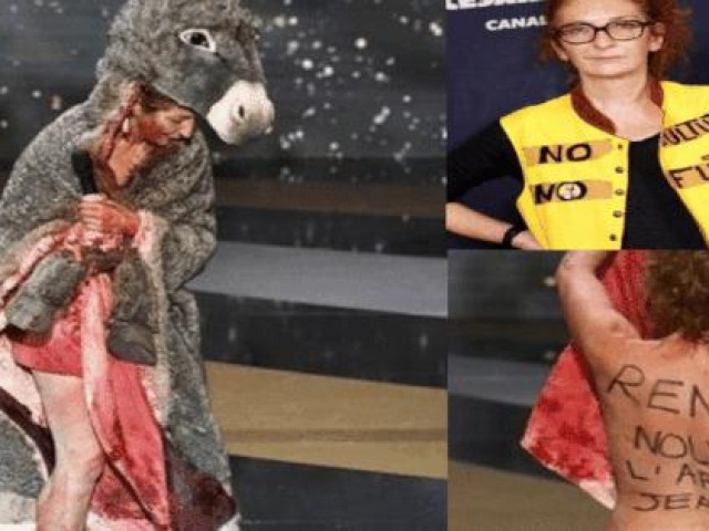 Thời trang - Nữ diễn viên gây sốc khi cởi đồ trên sân khấu lễ trao giải