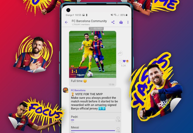 Fan hâm mộ FC Barcelona không thể bỏ qua tính năng mới trên Viber - 1