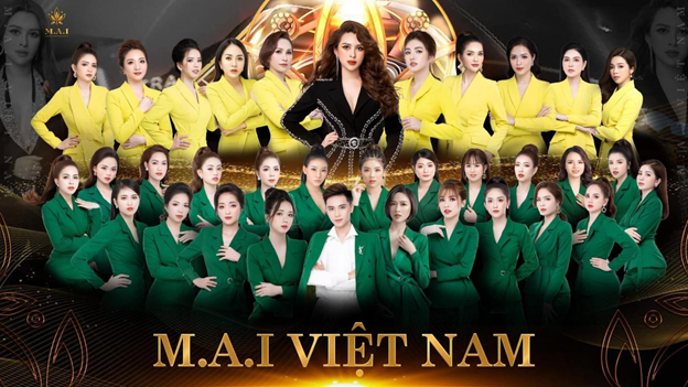 CEO Nguyễn Thị Ngọc Thúy cùng dàn lãnh đạo, giám đốc của M.A.I Việt Nam