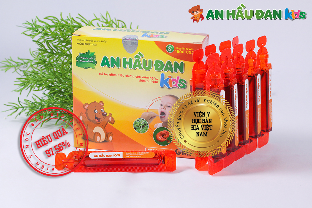 An Hầu Đan Kids – Hỗ trợ điều trị viêm amidan trẻ em hiệu quả, an toàn - 2