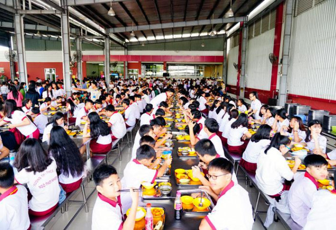 Học sinh Trường Tiểu học-THCS-THPT Ngô Thời Nhiệm (Ảnh: Website nhà trường)