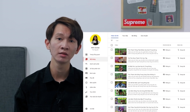 Đại diện của Thơ Nguyễn "Tạm biệt" người xem trên kênh Youtube.