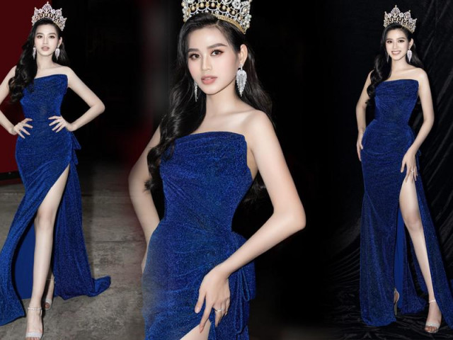 Thời trang - Hoa hậu Đỗ Thị Hà diện váy cúp ngực, xẻ cao khoe đôi chân ‘cực phẩm’