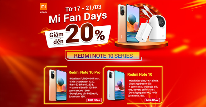 Redmi Note 10 và Note 10 Pro mở bán chỉ từ 4.5 triệu đồng tại Cellphones - 5