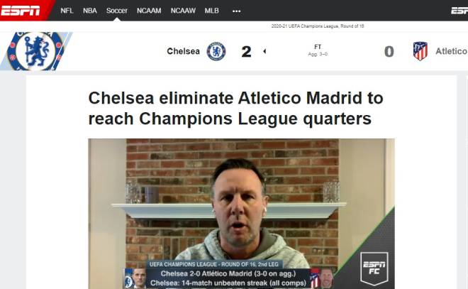 Chelsea vượt ải Atletico: Trang chủ UEFA gọi tên Kante, báo Anh khen bản lĩnh - 4