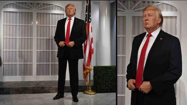 Bức tượng sáp của cựu Tổng thống Donald Trump. Ảnh: ABC