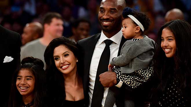 Gia đình nhà Kobe Bryant năm 2019