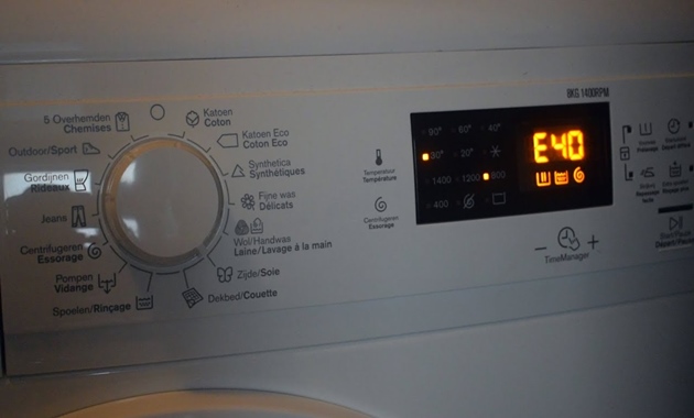 Mã lỗi máy giặt Electrolux thường gặp và cách khắc phục - 1