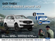 Sự kiện ra mắt chính thức mẫu SUV cỡ lớn Ford Everest Sport 2021 tại Đại Lý Đà Lạt Ford