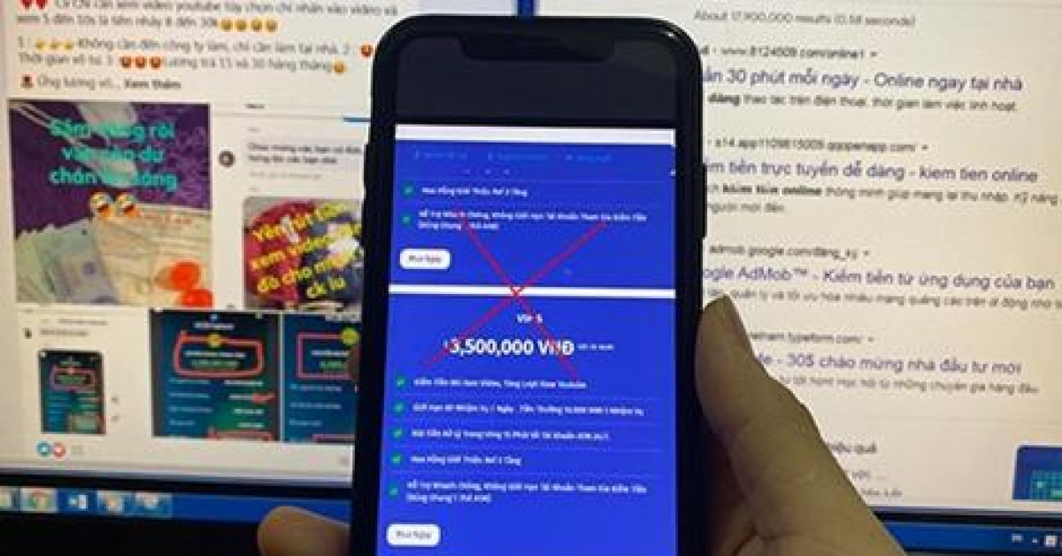 Kinh doanh - Loạn “ma trận” website kiếm tiền online lừa đảo