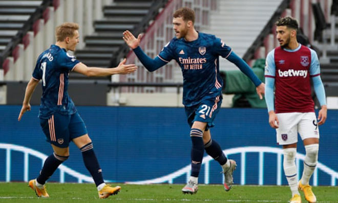 Trực tiếp bóng đá West Ham - Arsenal: Lacazette gỡ hòa 3-3 - 19