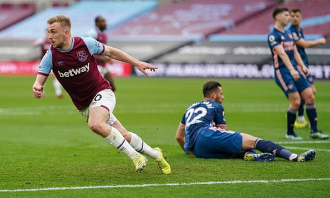 Trực tiếp bóng đá West Ham - Arsenal: Lacazette gỡ hòa 3-3 - 34