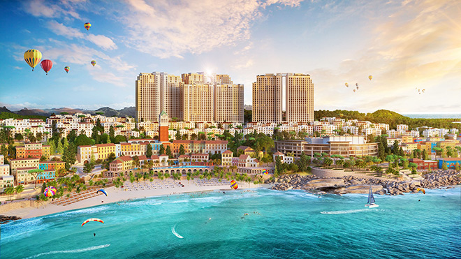 Phân khu The Center, Sun Grand City Hillside Residence nằm tại tâm mạch của thị trấn Địa Trung Hải, Nam Phú Quốc