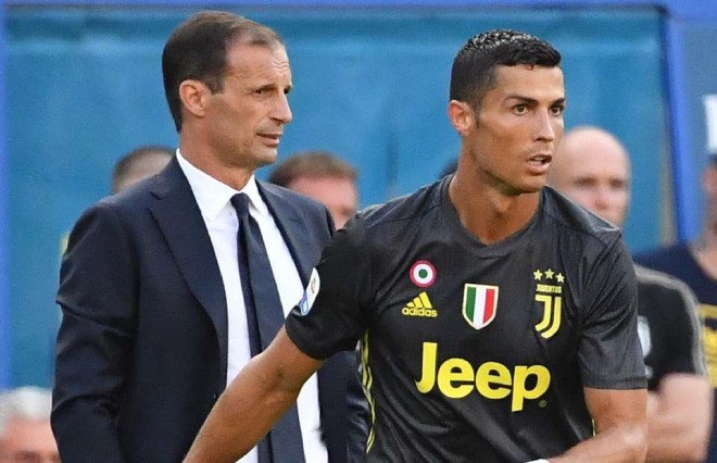 Allegri sẽ không tái hợp Ronaldo ở Juventus