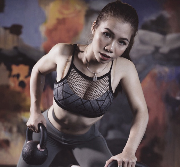 Nhờ Gym, Thu Thủy đã có một cuộc lột xác về ngoại hình đáng ngưỡng mộ.