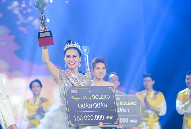 Trần Mỹ Ngọc đăng quang "Duyên dáng Bolero 2018"