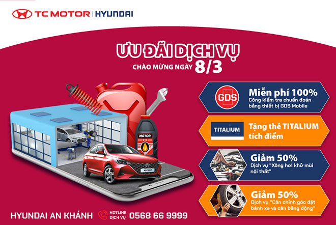 Hyundai An Khánh – ưu đãi dịch vụ tri ân khách hàng - 1