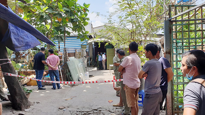 Công an phong tỏa hiện trường, điều tra nguyên nhân vụ cháy
