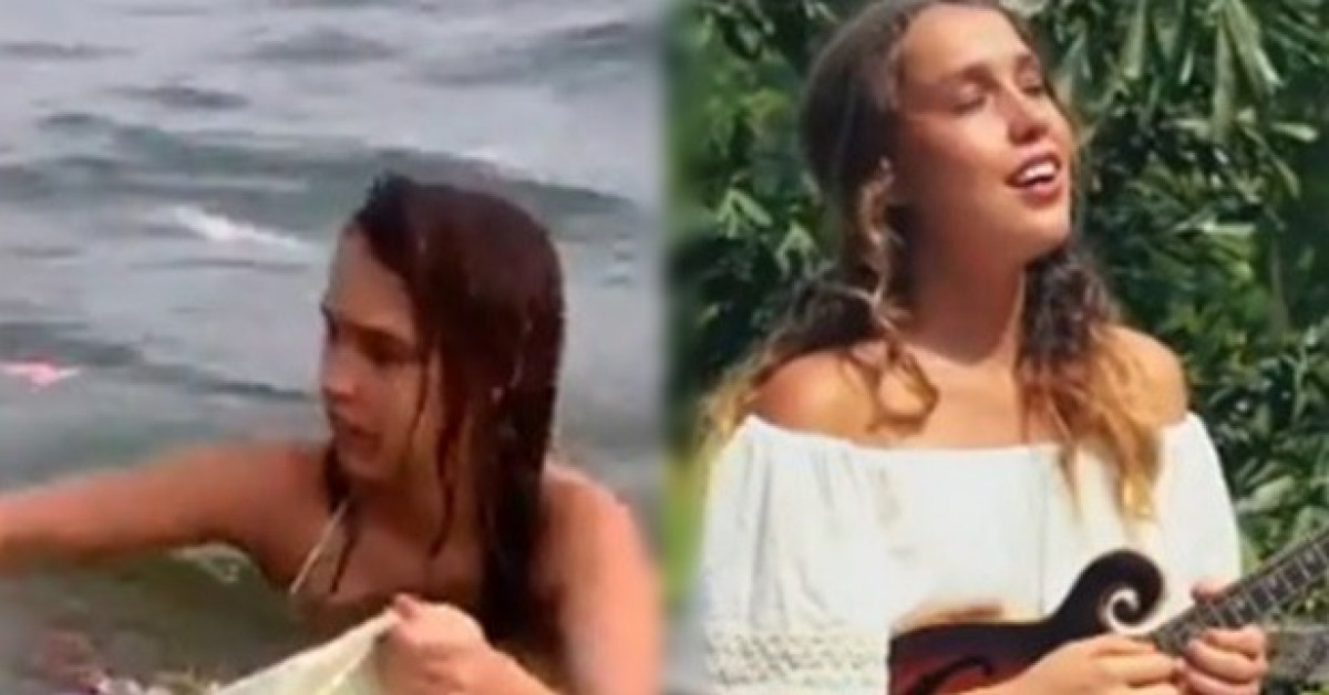 Bạn trẻ - Cuộc sống - Cô gái Nga thu gom rác ở biển Phú Quốc từng gây ấn tượng khi hát 'Bèo dạt mây trôi'