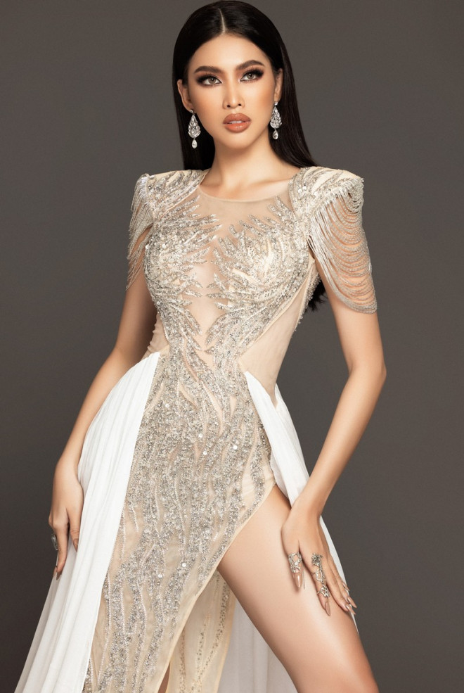 Cận cảnh bộ váy ý nghĩa của của Ngọc Thảo dự thi đêm Bán kết Miss Grand International 2020 - 5