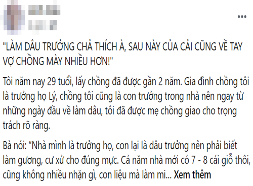 Bài viết được đăng tải lên mạng xã hội. (Ảnh: Chụp màn hình)