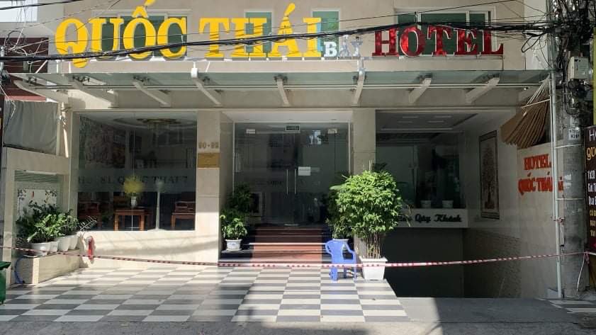 Khách sạn Quốc Thái ở xã Bình Hưng, huyện Bình Chánh nơi cô gái nhiễm COVID-19 từng lưu trú