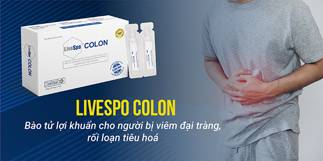 LiveSpo Colon - Bào tử lợi khuẩn cho người bị viêm đại tràng, rối loạn tiêu hoá - 1