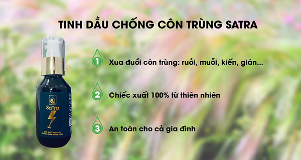 Tinh dầu chống côn trùng Satra có gì đặc biệt? - 2