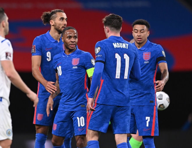 ĐT Anh vùi dập San Marino trên sân nhà