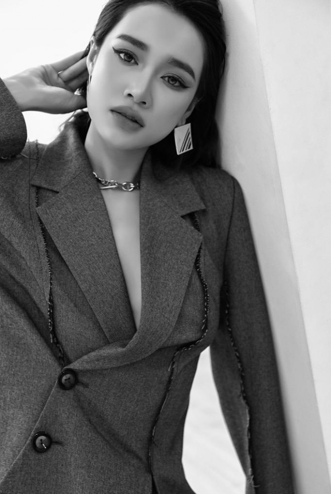Nhã Phương rũ bỏ nét mong manh, "lột xác" mạnh mẽ ấn tượng với phong cách menswear - 2