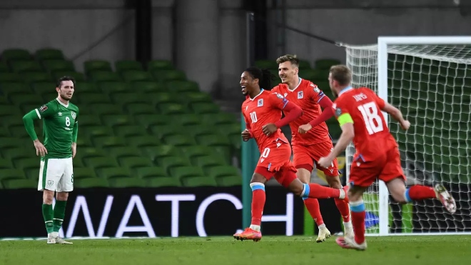 Luxembourg gây sốc khi thắng Ireland ở vòng loại World Cup 2022 khu vực châu Âu