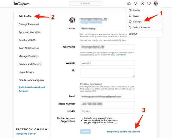 Cách vô hiệu hóa Instagram mà không xóa tài khoản - 2