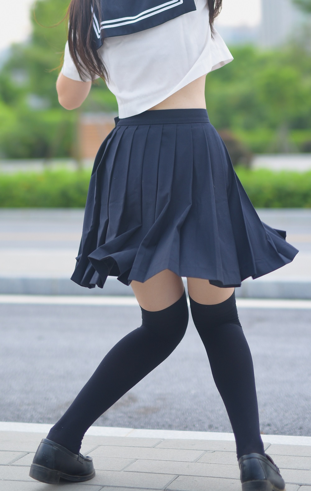 Seifuku/ Set váy đồng phục học sinh Nhật Bản màu xám: áo cổ thủy thủ thắt  nơ + chân váy xoè xếp ly - Bộ | ThờiTrangNữ.vn