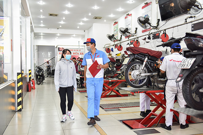 Honda Việt Nam có chính sách bảo hành xe rất tốt dành cho khách hàng