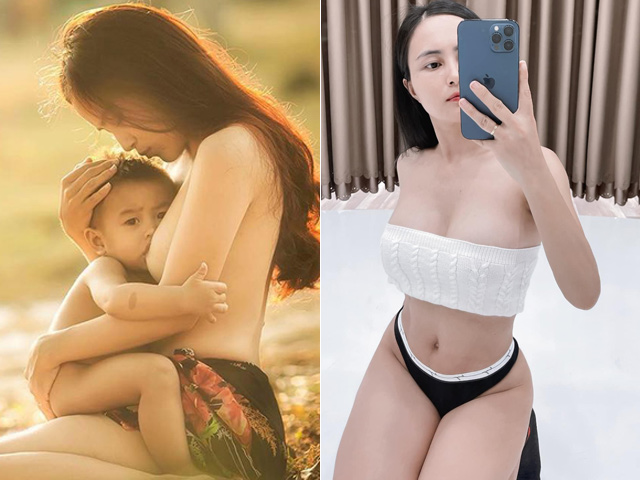 Bạn trẻ - Cuộc sống - "Bà mẹ ngực trần cho con bú" khoe nhan sắc nõn nà sau 6 năm nổi tiếng