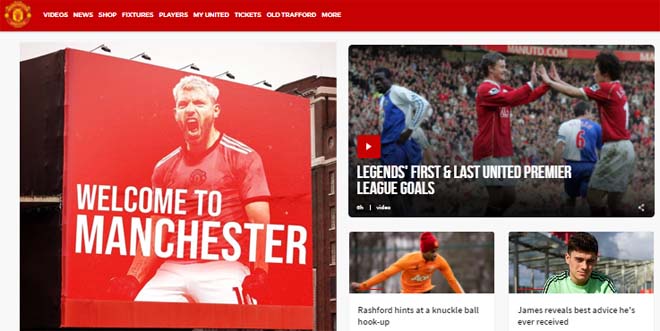 MU xác nhận chiêu mộ thành công Aguero&nbsp;trên website chính thức&nbsp;
