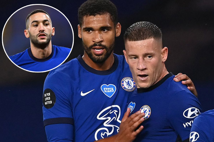 Ross Barkley, Hakim Ziyech và Ruben Loftus-Cheek